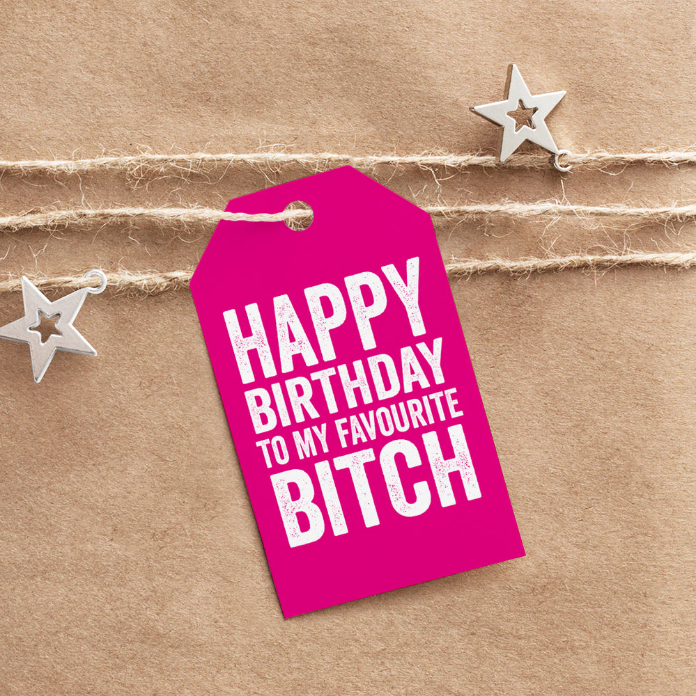 Favourite Bitch Gift Tag #1 image